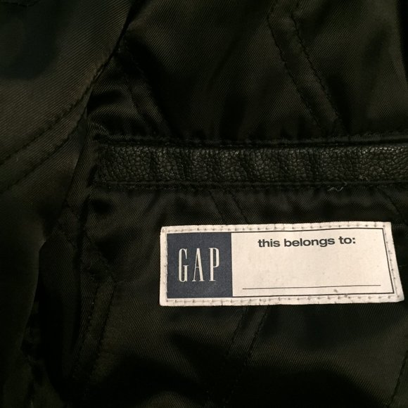 Gap Leather Jacket Size XS - Picture 5 of 7